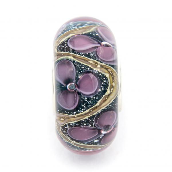 Violet Dream Monet - Elfbeads Glass